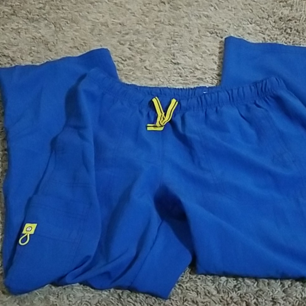 Women's Bright blue scrub pants